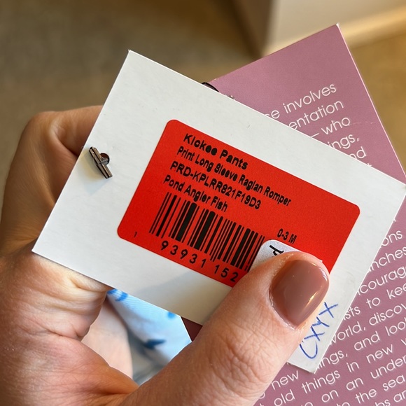 Kickee Pants Fish Romper 0-3M - Picture 4 of 4